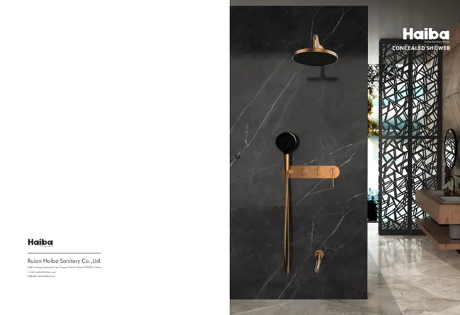 Concealed showers / Catalogue